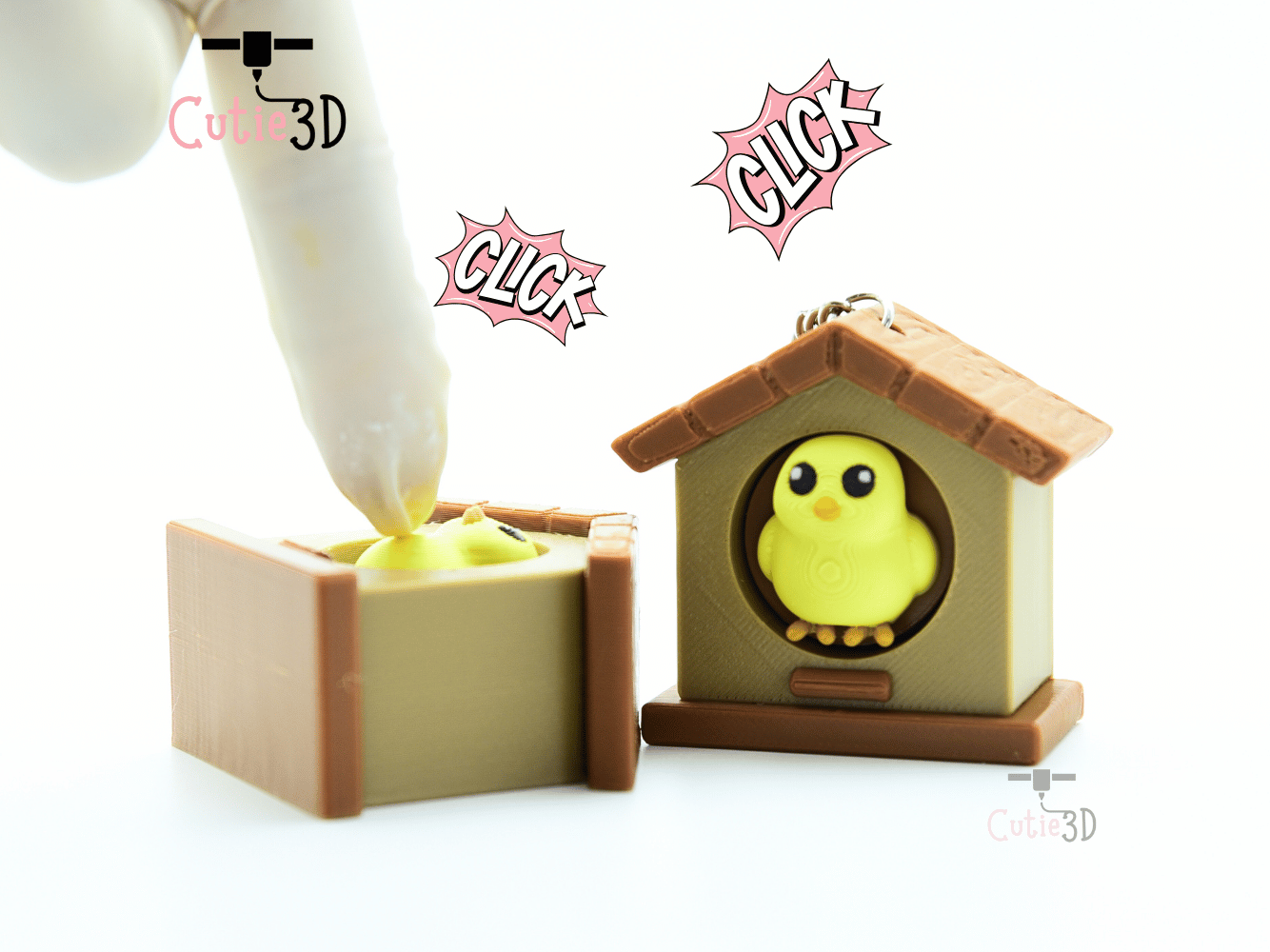 Cutie3D-Spring Birdhouse Fidget Clicker Keychain_01.png