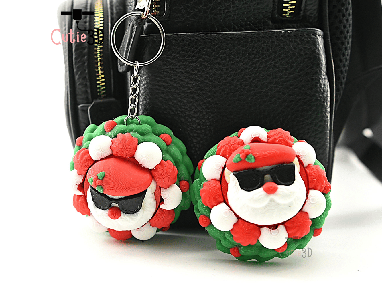 Cutie3D-Christmas Cool Santa Keycap Fidget Clicker Keychain_06.png