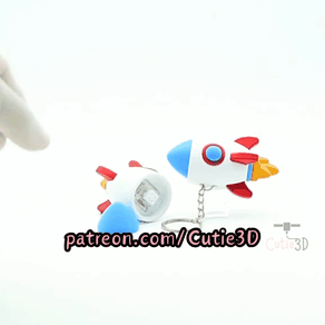 Cutie3D-Click Rocket Fidget Clicker Keychain_11.gif