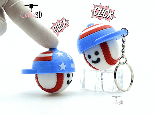 Cutie3D-Patriotic July 4th Baseball Fidget Clicker Keychain_01.png
