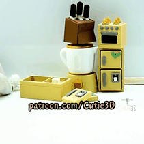 Cutie3D-Cute Kitchen Appliances Set of Clicker Keychains_11.gif
