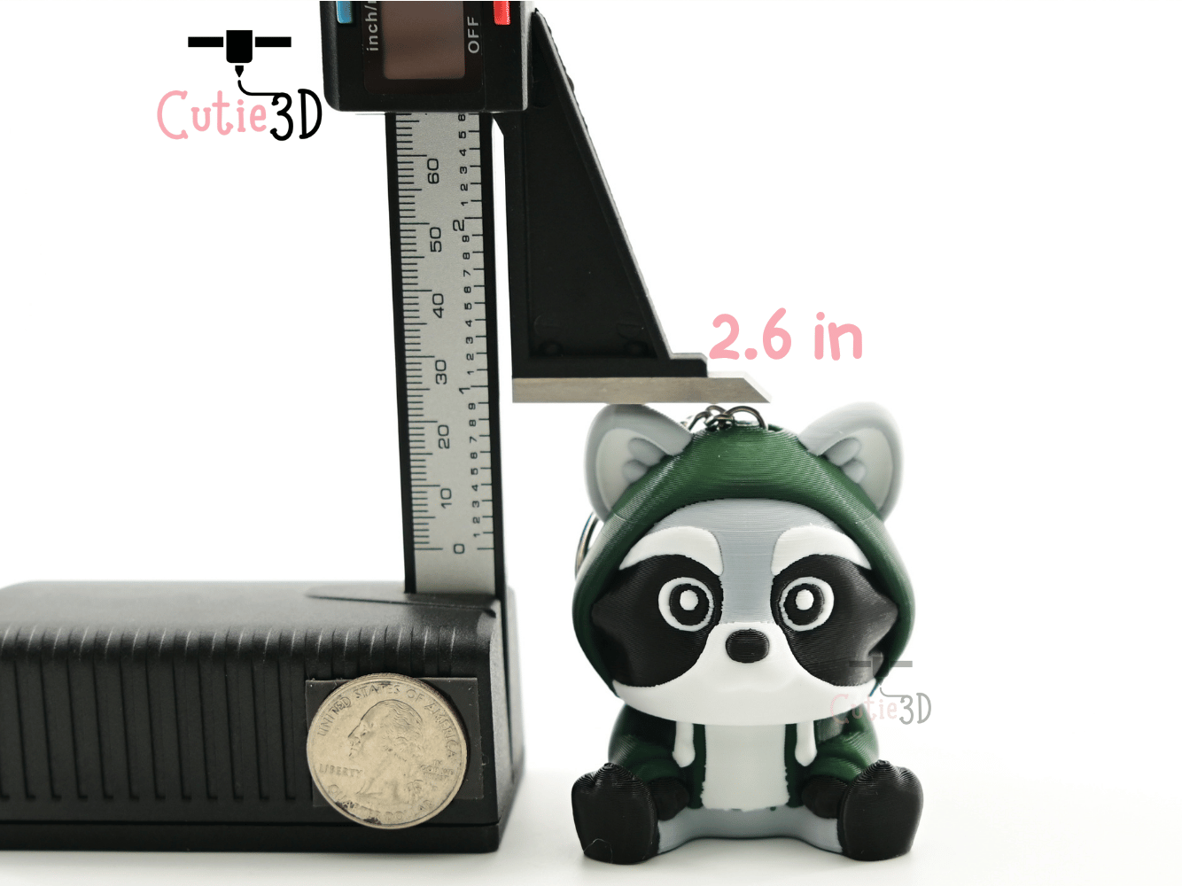 Cutie3D-Autumn Raccoon Hoodie Keycap Fidget Clicker Keychain_04.png