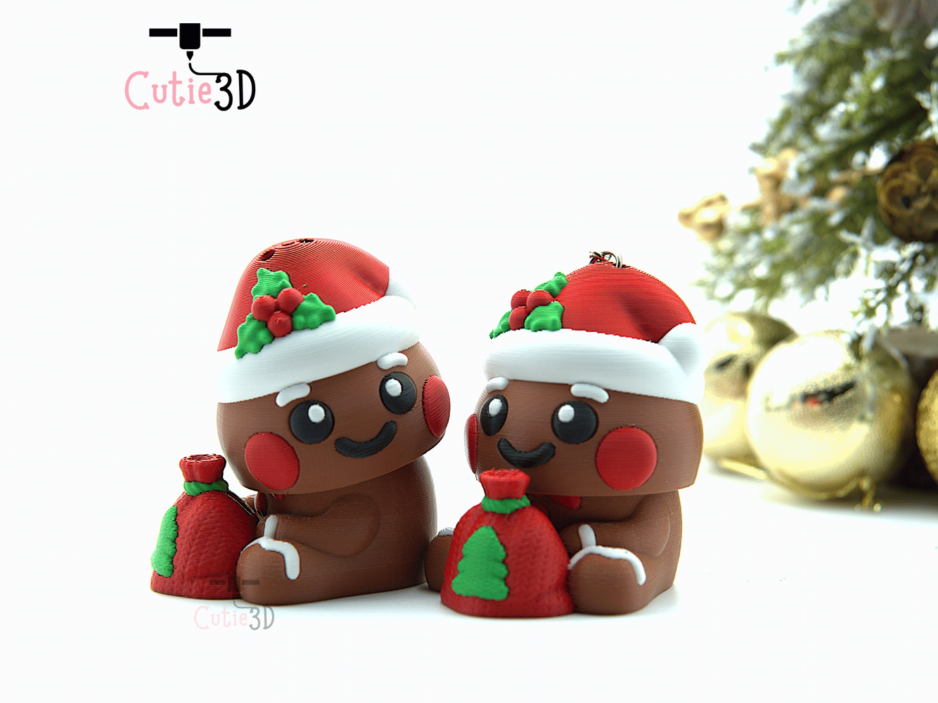 Cutie3D-Christmas Gingerbread Man Keycap Fidget Clicker Keychain_09.png