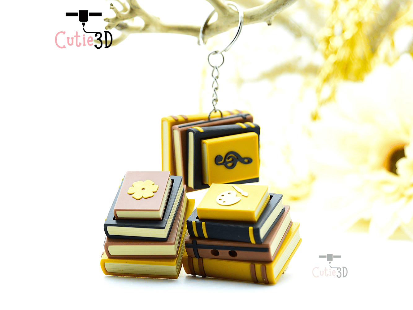 Cutie3D-Playful Stacked Books Set of Clicker Keychains_07.png