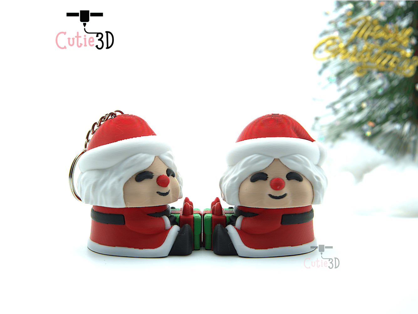 Cutie3D-Christmas Mrs. Santa Keycap Fidget Clicker Keychain_09.png