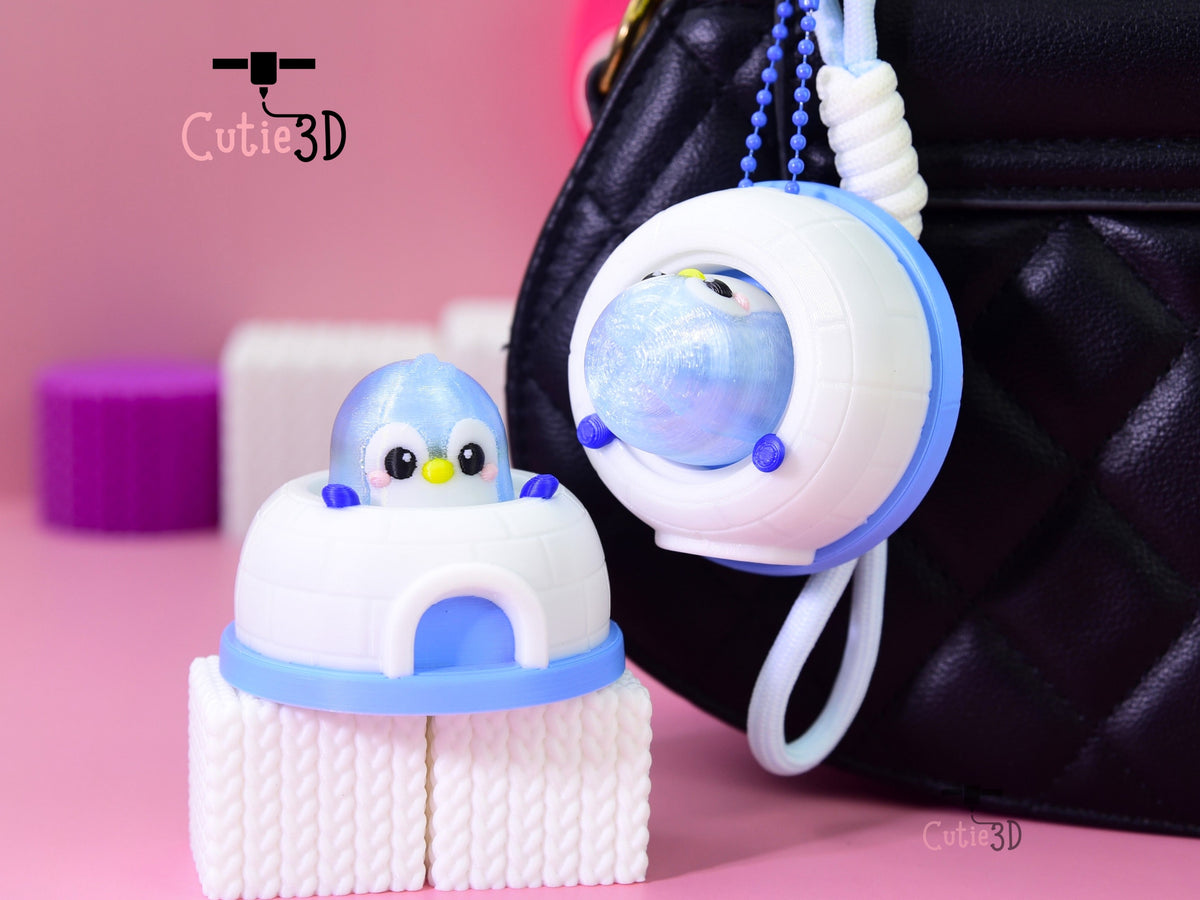 Cutie3D-Igloo Buddy Penguin Fidget Led Clicker Keychain_05.jpg