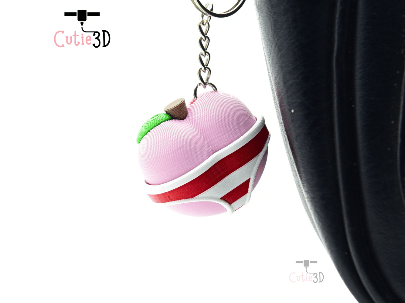 Cutie3D-Summer Peach for Fruit Lovers Set of Clicker Keychains_07.png
