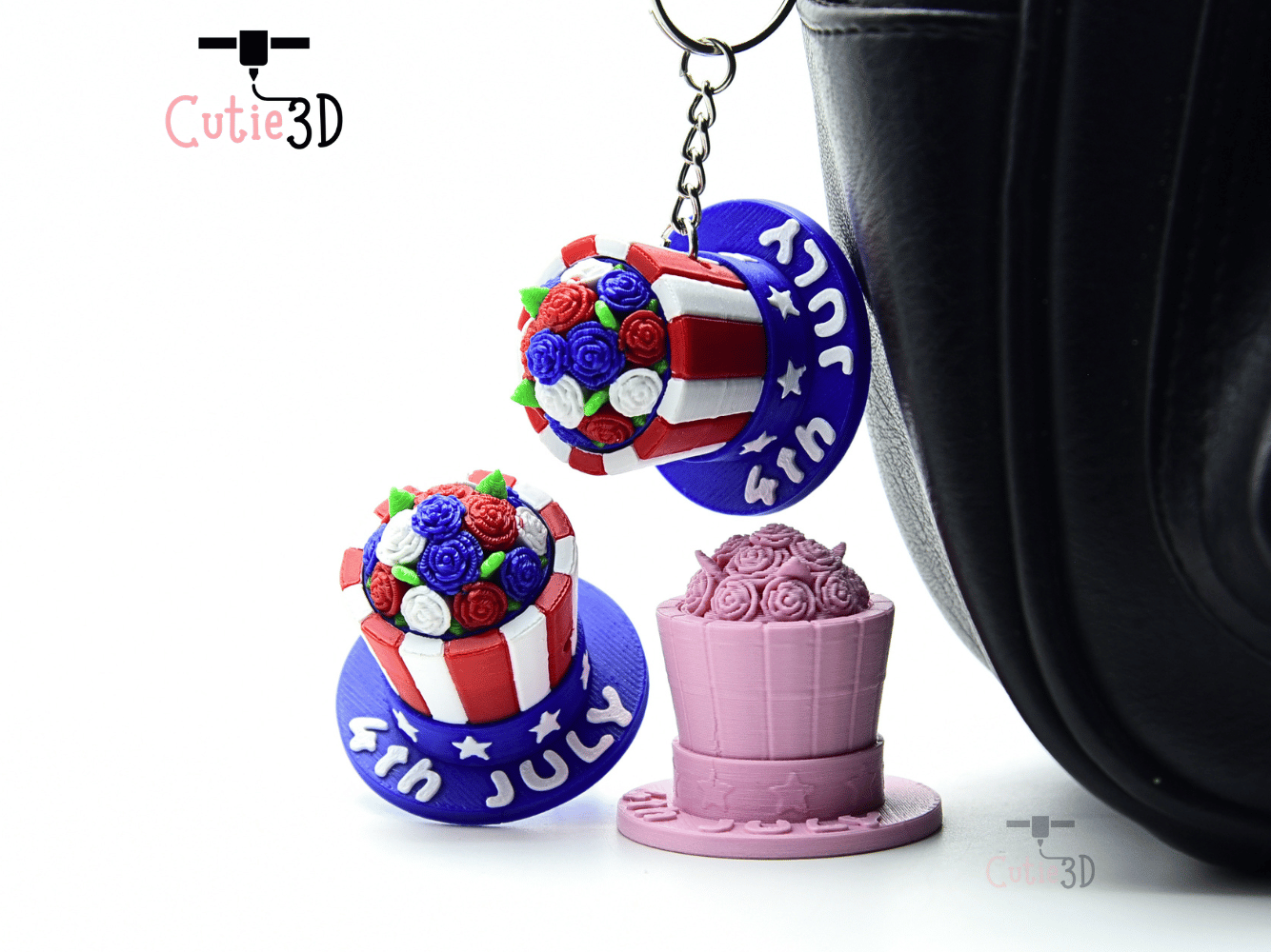 Cutie3D-Patriotic Flower Hat Fidget Clicker Keychain_05.png
