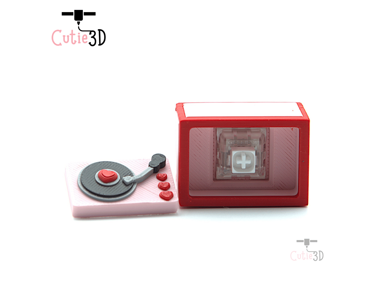 Cutie3D-Vinyl Record Box for Music Lovers Fidget Clicker Keychain_03.png