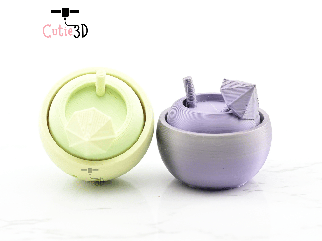 Digital Downloads - Cutie3D Coconut Cocktail Tropical Summer Keycap Fidget Clicker Keychain - Cute Backpack Keychain