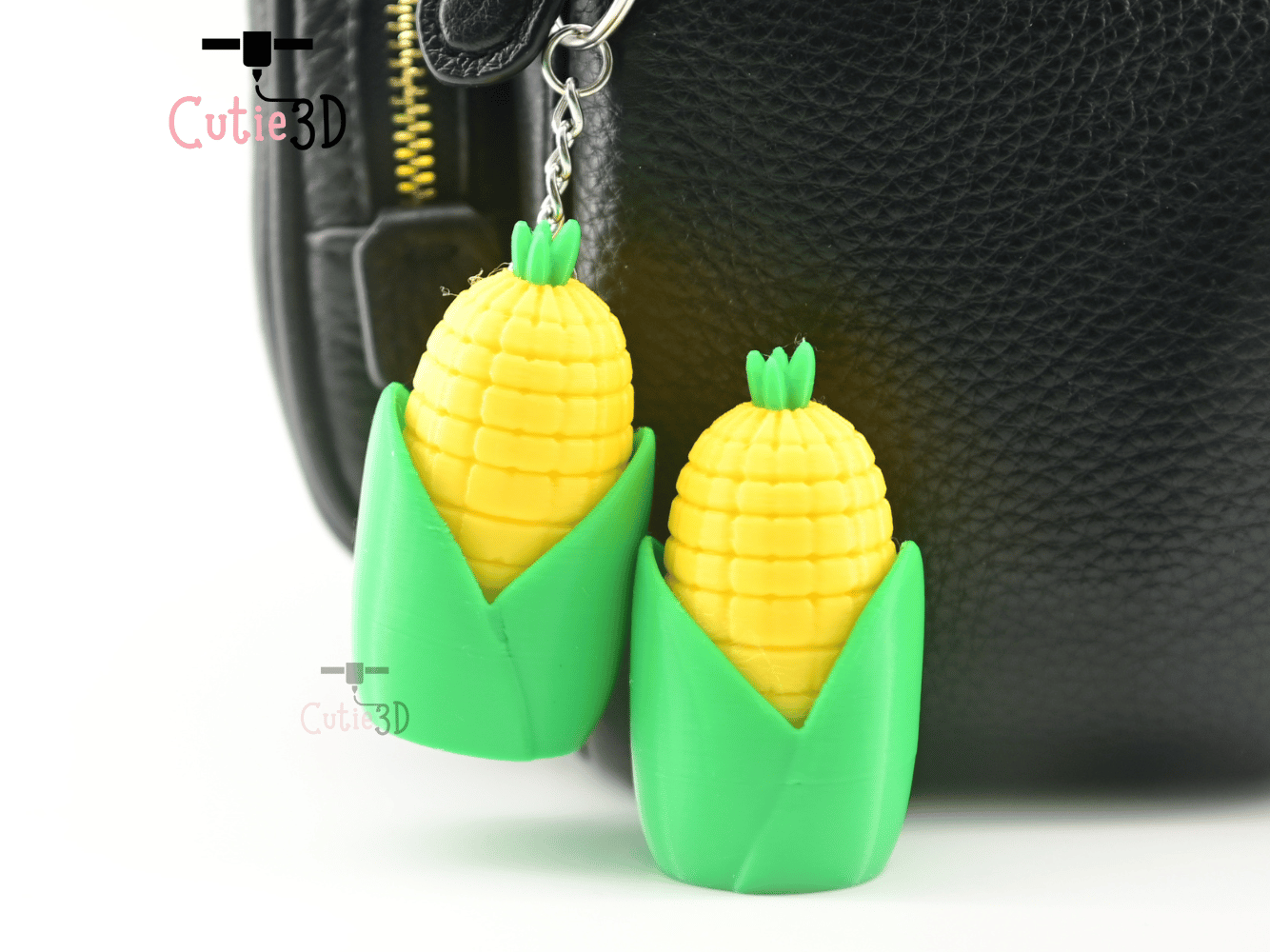 Digital Downloads - Cutie3D Corn Cob Keycap Fidget Clicker Keychain - Cute Backpack Keychain