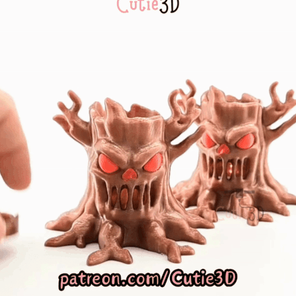 Digital Downloads - Cutie3D Haunted Skull Tree Candle Holder Keycap Fidget Clicker Keychain - Cute Backpack Keychain