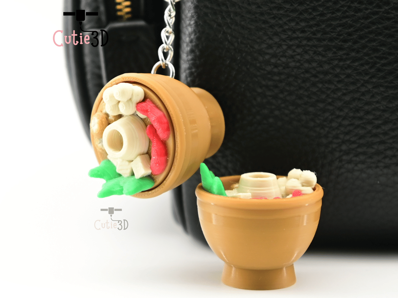 Digital Downloads - Cutie3D Hot Pot Keycap Fidget Clicker Keychain - Cute Backpack Keychain