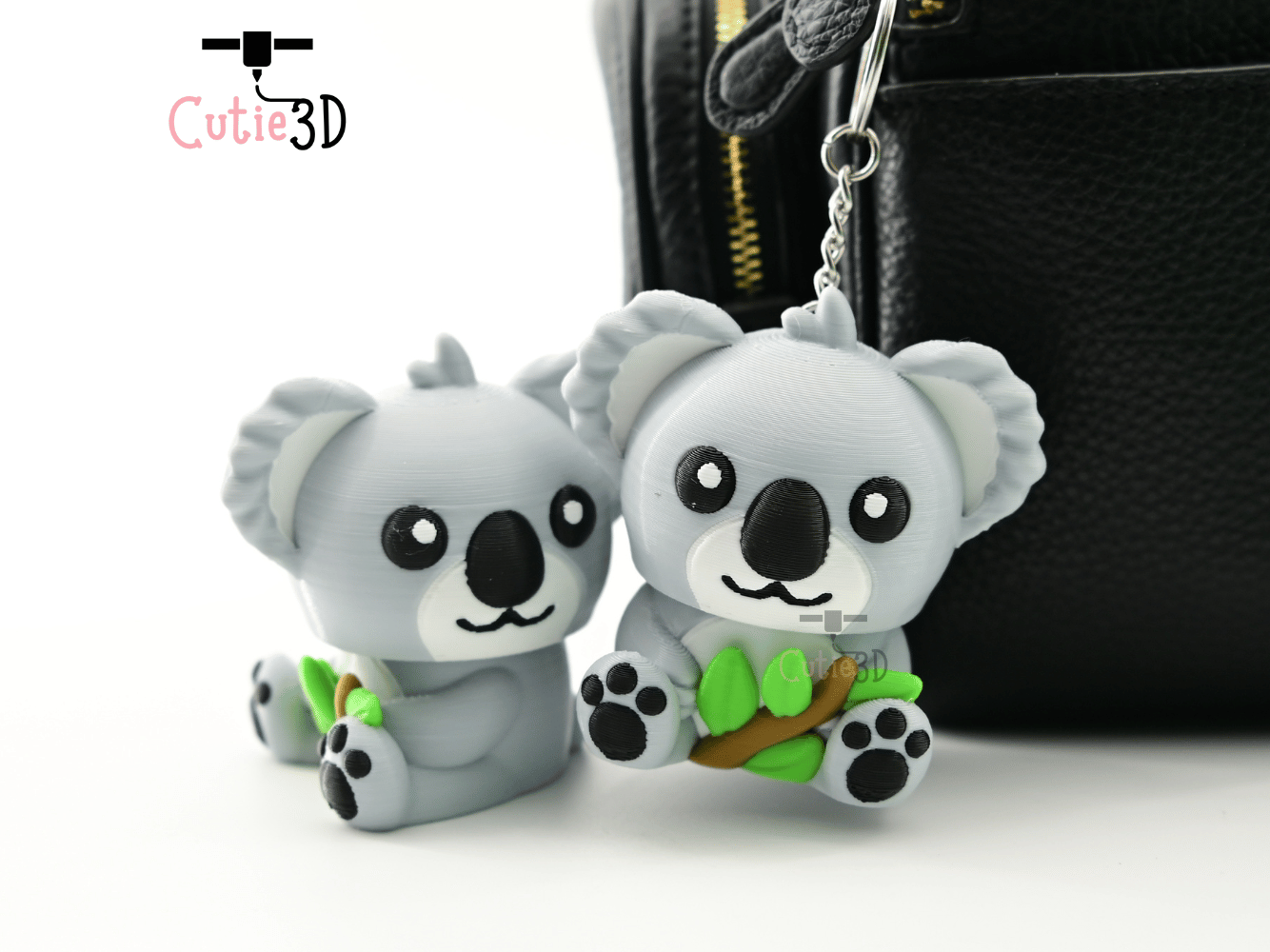 Digital Downloads - Cutie3D Koala For Animal Lovers Keycap Fidget Clicker Keychain - Cute Backpack Keychain