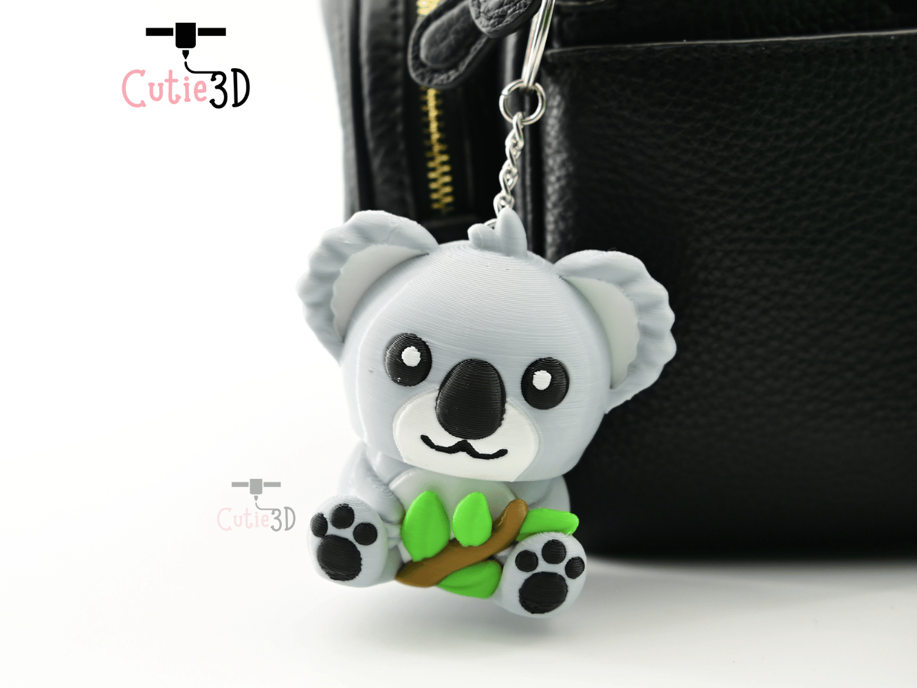 Digital Downloads - Cutie3D Koala For Animal Lovers Keycap Fidget Clicker Keychain - Cute Backpack Keychain
