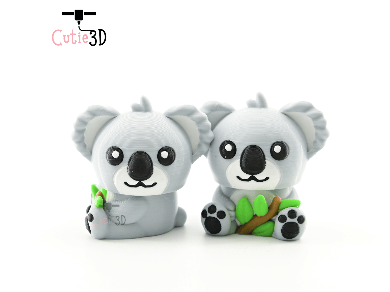 Digital Downloads - Cutie3D Koala For Animal Lovers Keycap Fidget Clicker Keychain - Cute Backpack Keychain