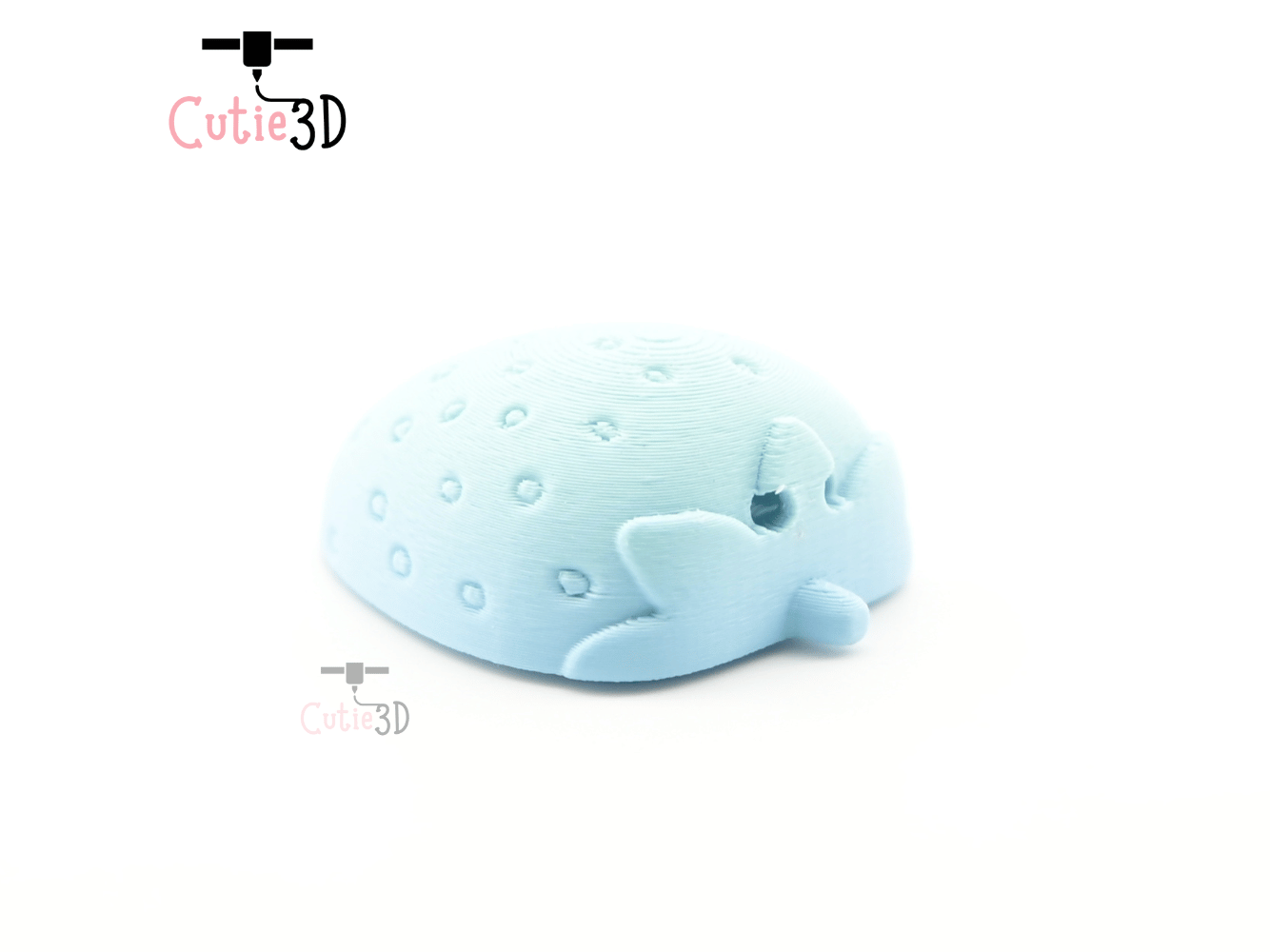 Digital Downloads - Cutie3D Strawberry Slice Keycap Fidget Clicker Keychain - Cute Backpack Keychain