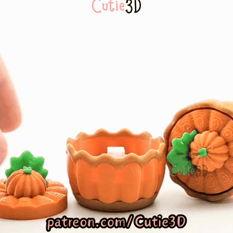 Digital Downloads - Cutie3D Thanksgiving Pumpkin Pie For Food Lovers Keycap Fidget Clicker Keychain - Cute Backpack Keychain