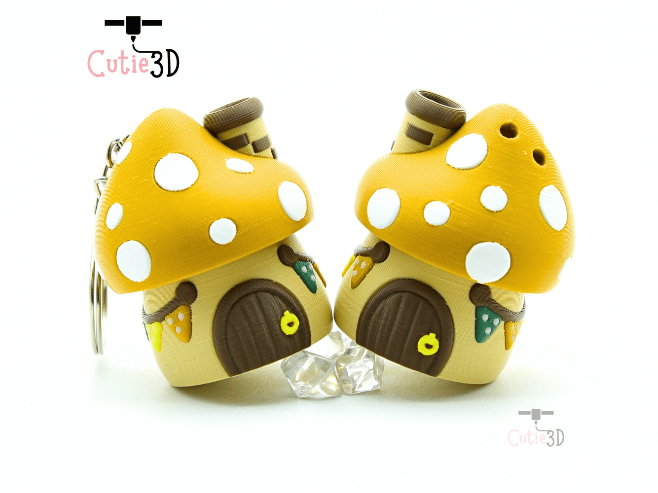 Cutie3D-Cute Mushroom House Fidget Clicker Keychain_09.png