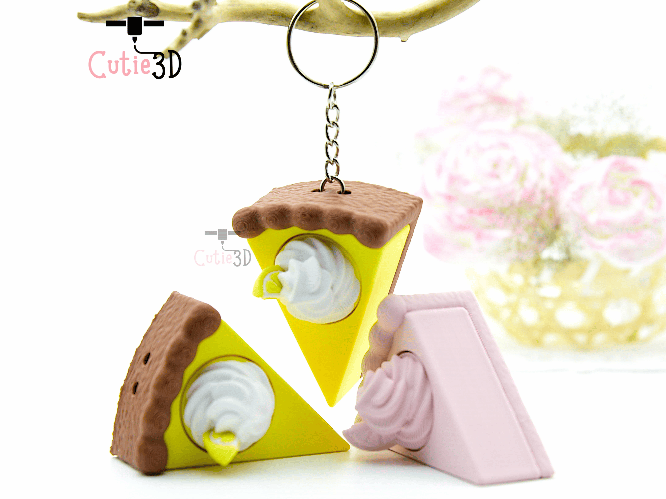 Cutie3D-Summer Lemon Pie Keycap Fidget Clicker Keychain_05.png