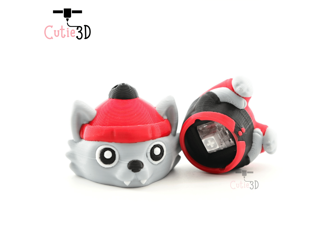 Cutie3D-Winter Urban Wolf Keycap Fidget Clicker Keychain_03.png