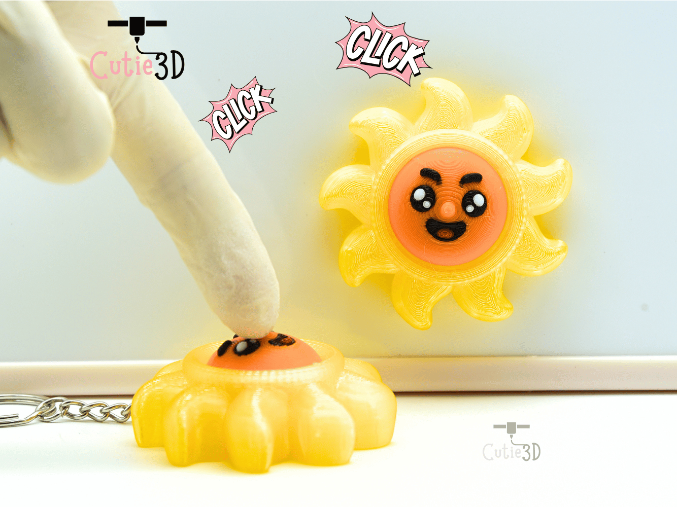 Cutie3D-Clicky Sunshine Magnet-Insert Clicker Keychain_01.png