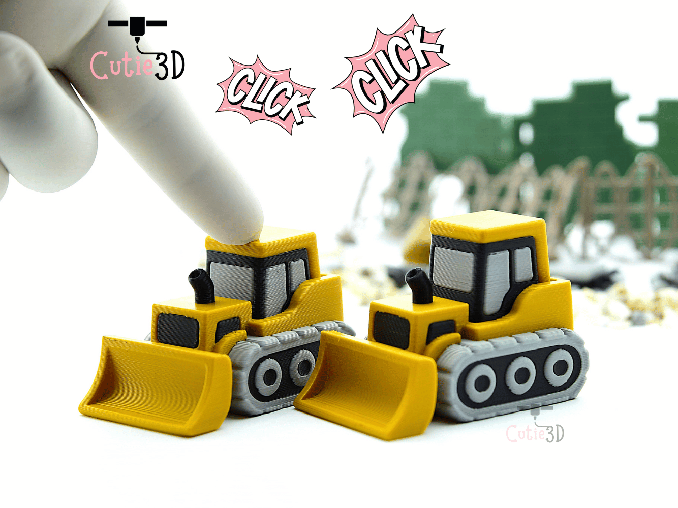 Cutie3D-Construction Bulldozer Keycap Fidget Clicker Keychain_01.png