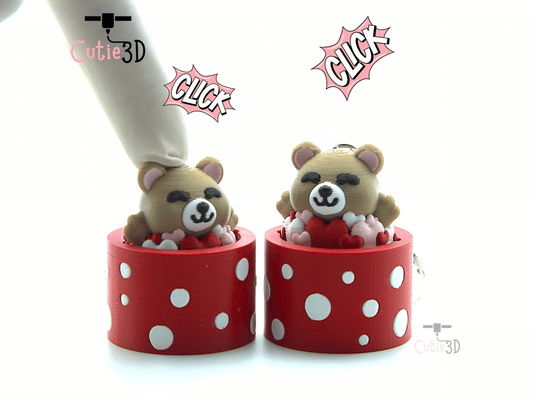 Cutie3D-Valentine Teddy in Heart Box Keycap Fidget Clicker Keychain_01.png