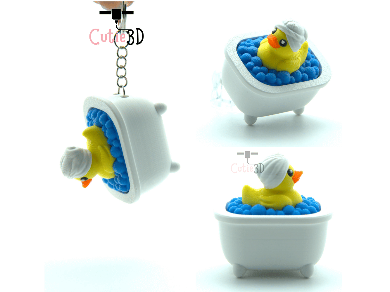 Cutie3D-Duck in Bathtub Fidget Clicker Keychain_02.png