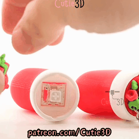 Cutie3D-Christmas Candy Sock Keycap Fidget Clicker Keychain_11.gif