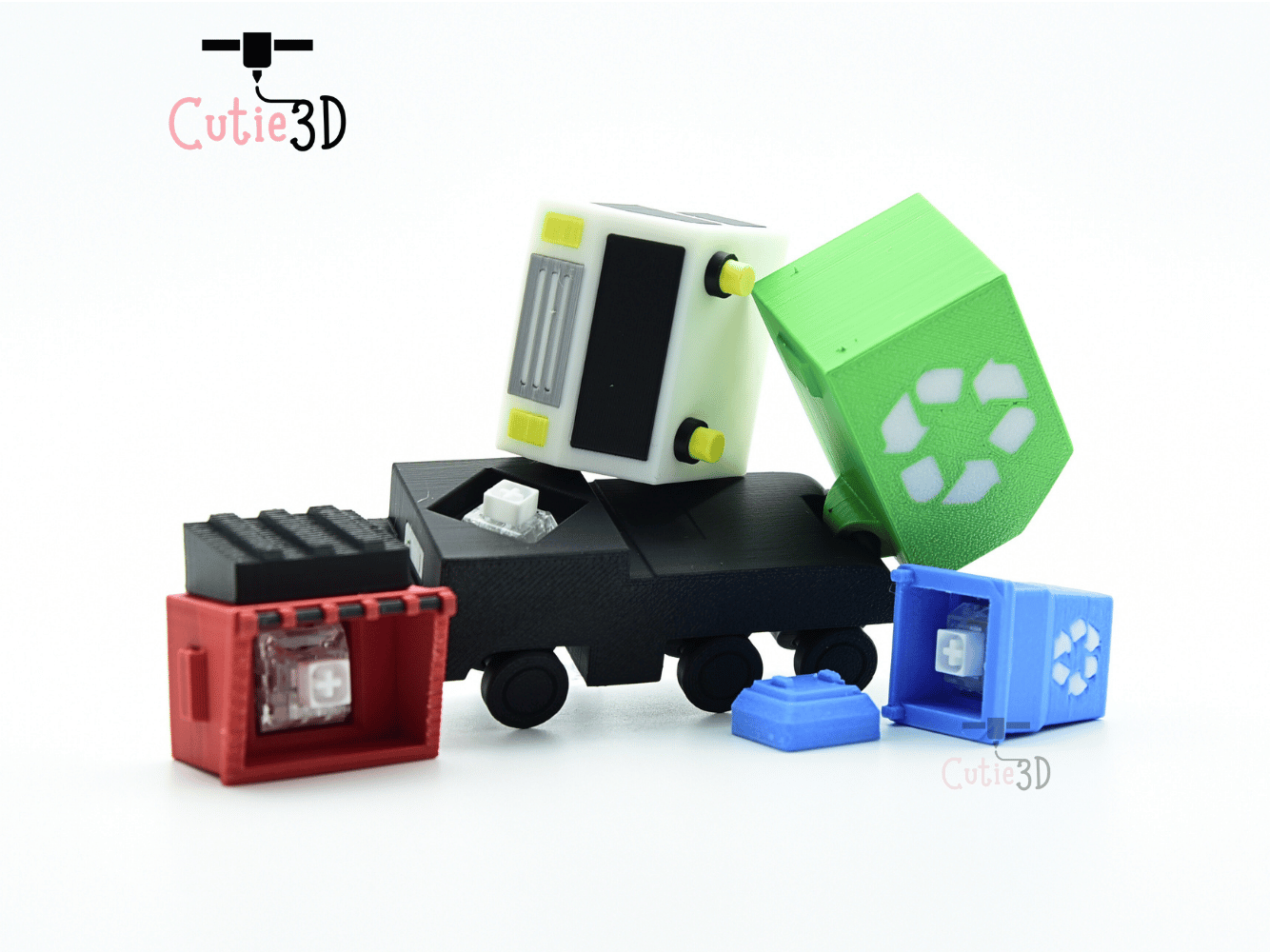 Cutie3D-Garbage Truck Set of Clicker Keychains_03.png