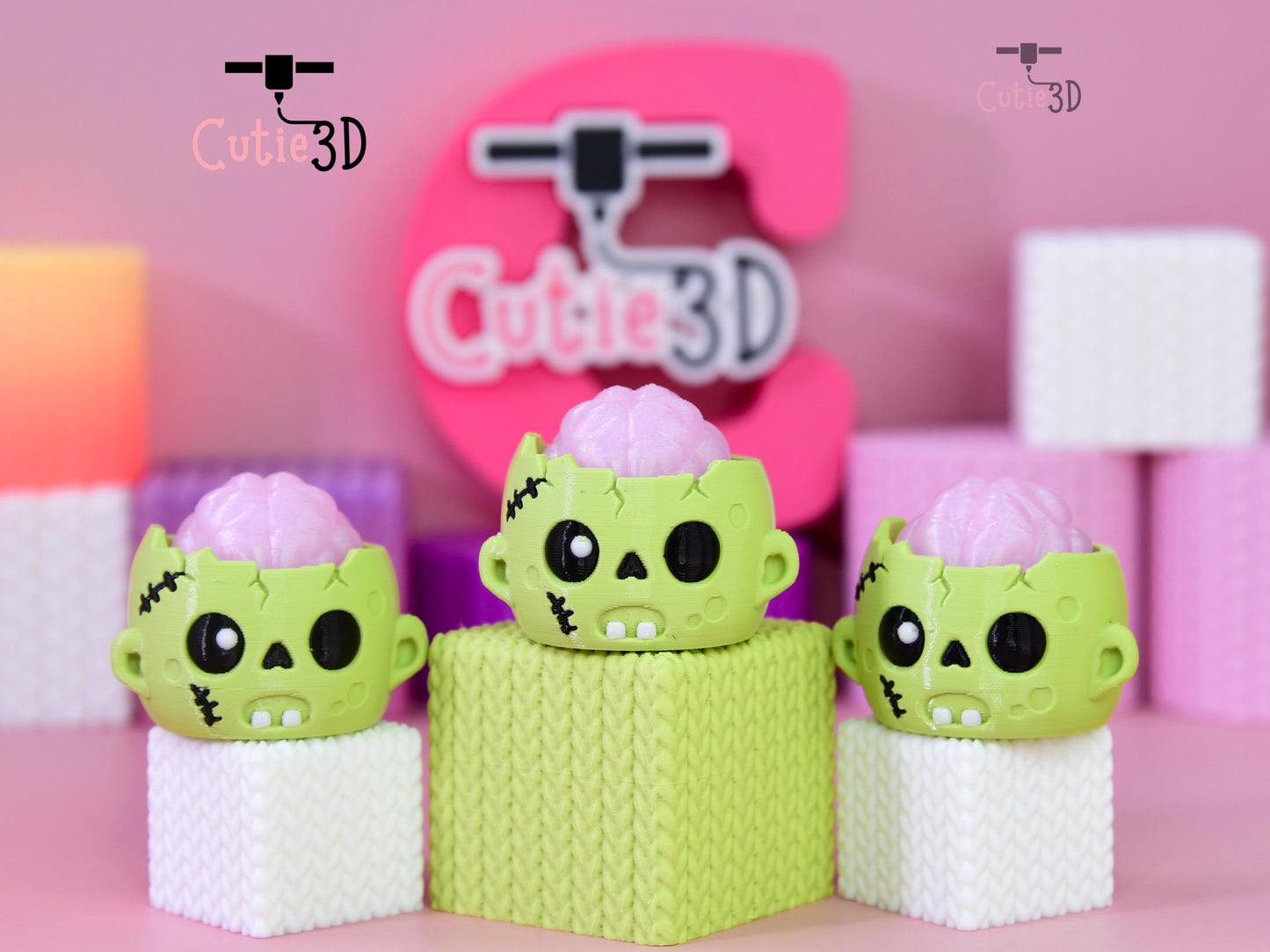 Cutie3D-Halloween Brainy Zombie Head Fidget Led Clicker Keychain_04.jpg