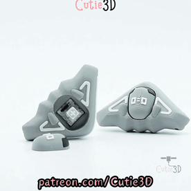 Cutie3D-B2 Spirit Stealth Bomber Keycap Fidget Clicker Keychain_11.gif