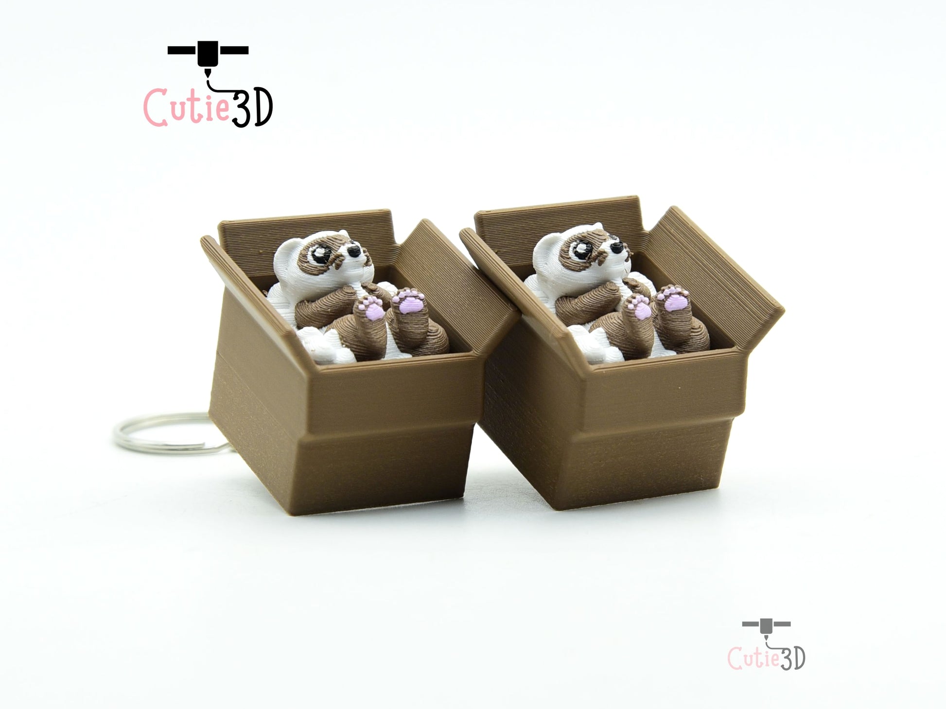 Cutie3D-Cozy Ferret in a Box Fidget Clicker Keychain_08.jpg