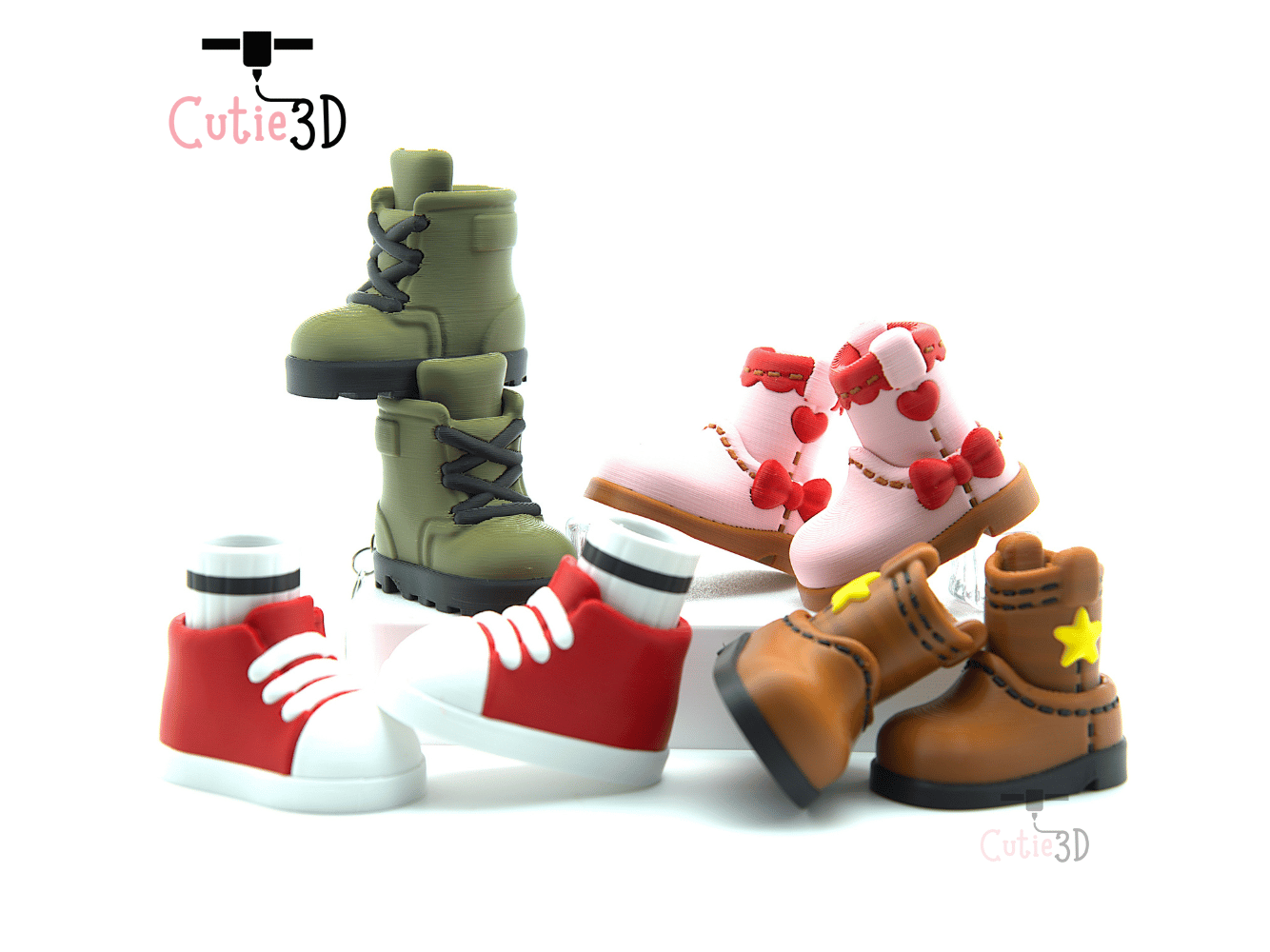 Cutie3D-Shoes and Boots for Fashion Lovers Set of Clicker Keychains_09.png