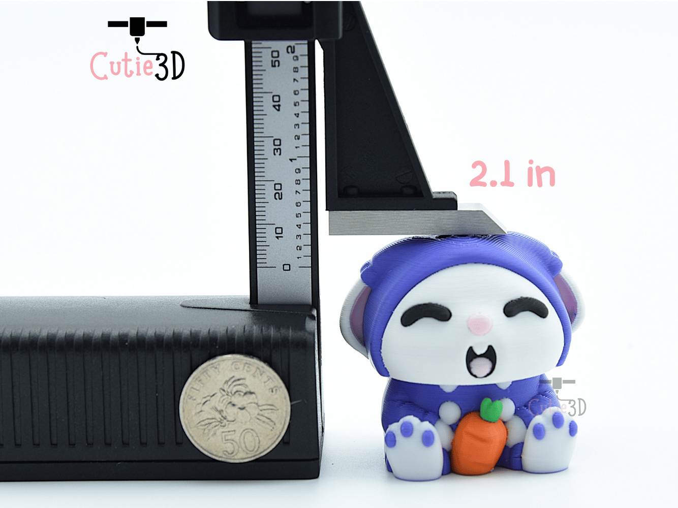 Cutie3D-Winter Cozy Rabbit Keycap Fidget Clicker Keychain_04.png