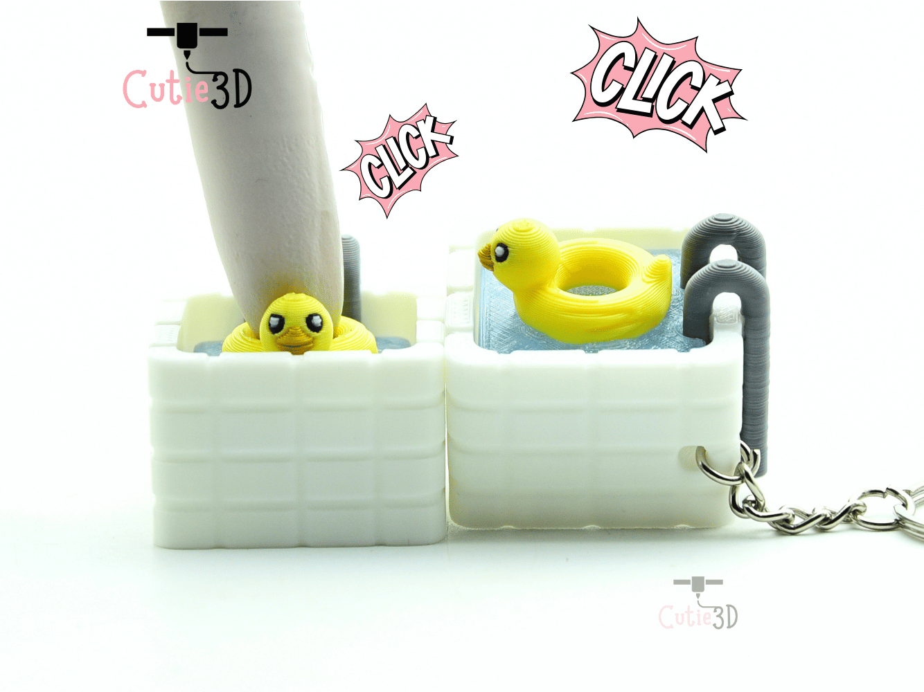 Cutie3D-Mini Pool Duck Fidget Clicker Keychain_01.png