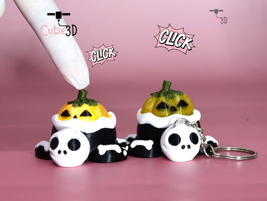 Cutie3D-Halloween Pumpkin Skull Turtle Fidget Led Clicker Keychain_01.jpg
