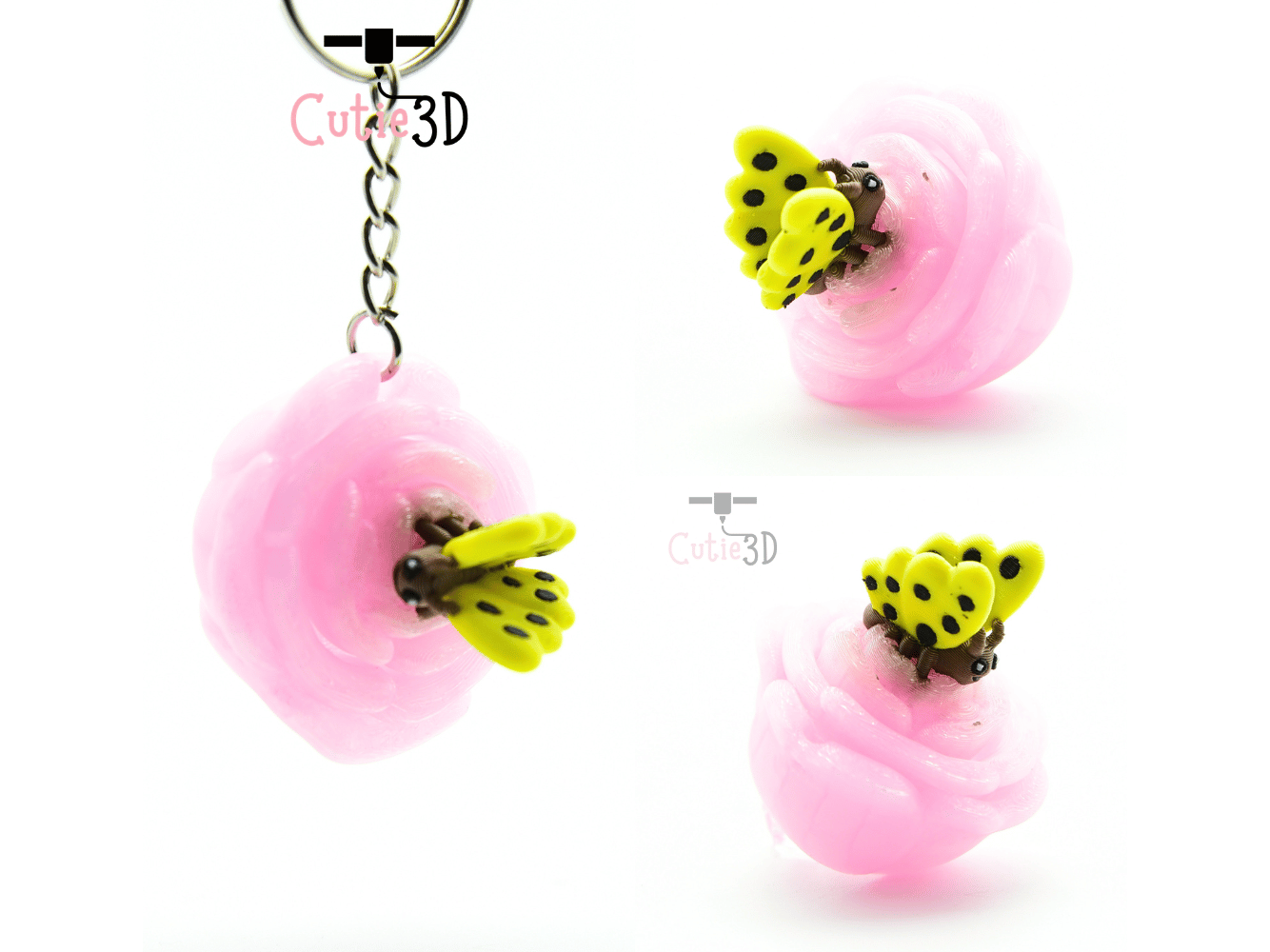 Cutie3D-Clicky Butterfly on Flower Fidget Clicker Keychain_02.png