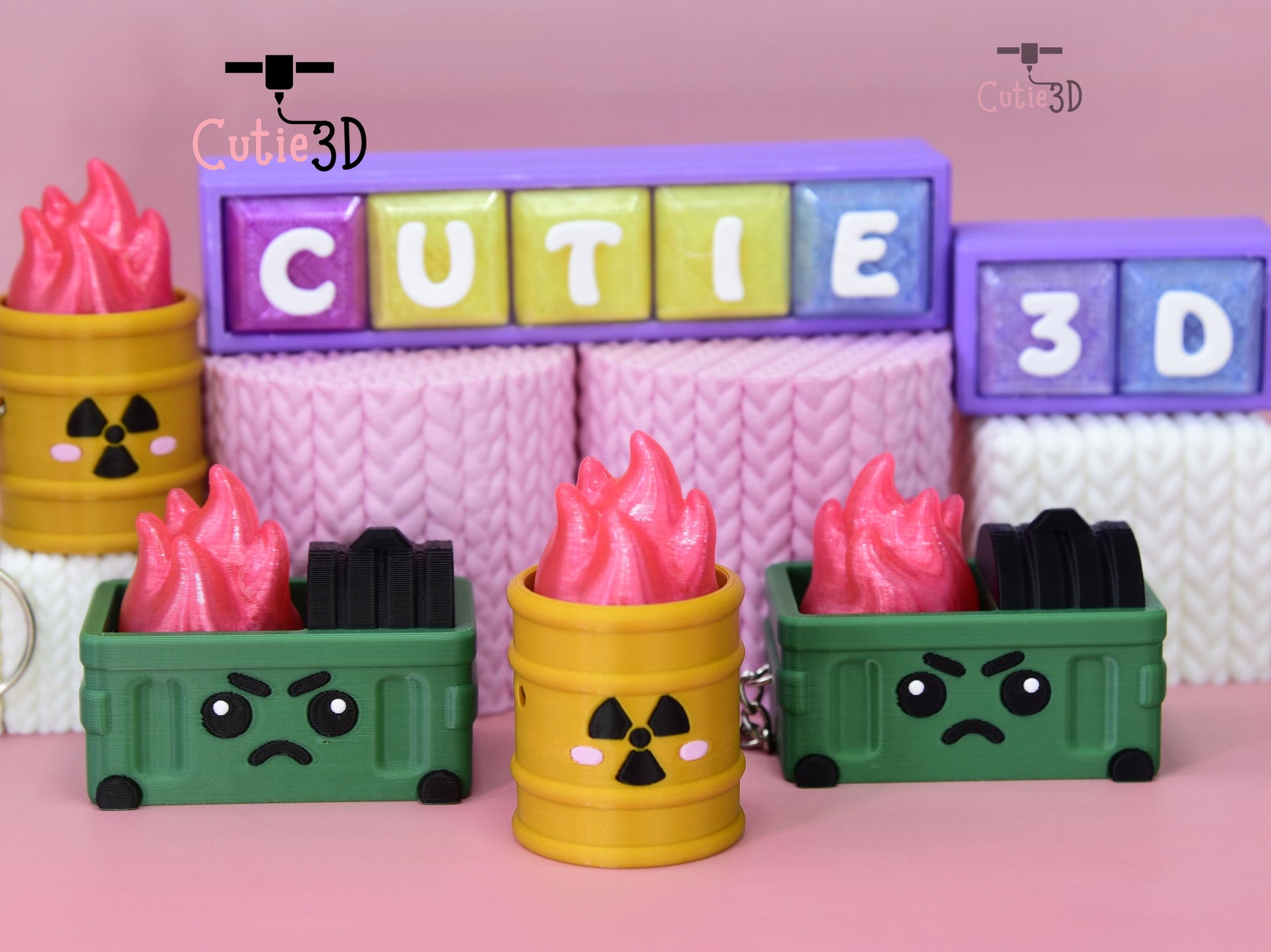 Cutie3D-Dumpster Fire and Hazard Barrel Fidget Led Clicker Keychain_04.jpg