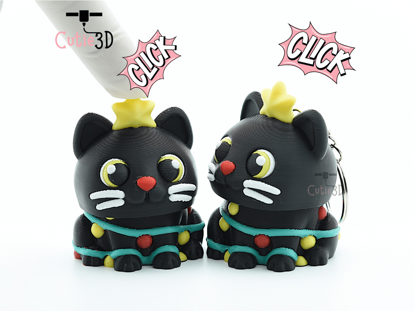 Cutie3D-Christmas Cat Keycap Fidget Clicker Keychain_01.png