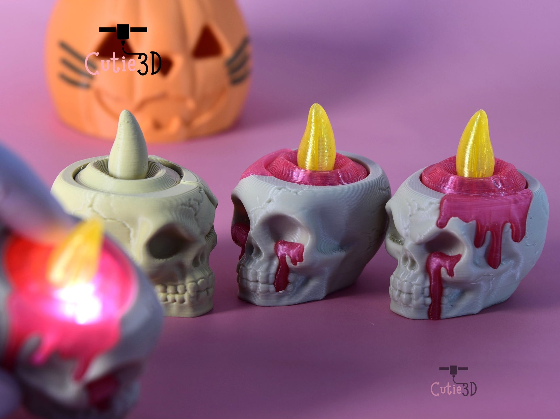 Cutie3D-Spooky Candle Skull Fidget Led Clicker Keychain_04.jpg