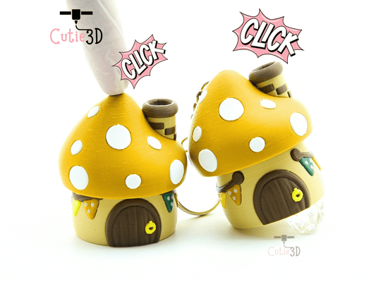 Cutie3D-Cute Mushroom House Fidget Clicker Keychain_01.png