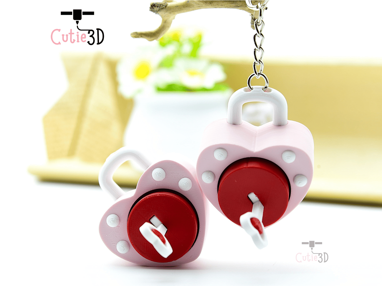 Cutie3D-Valentine Heart Lock and Key Keycap Fidget Clicker Keychain_06.png