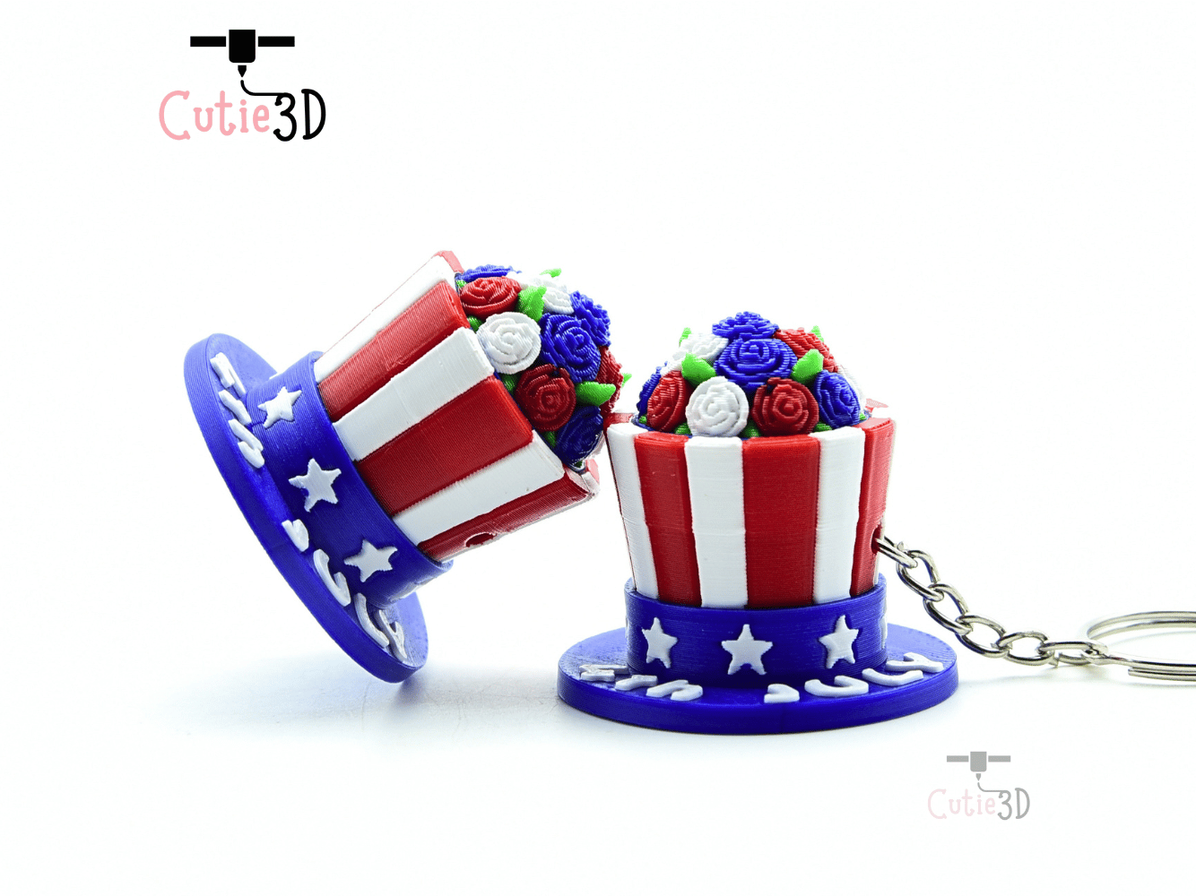 Cutie3D-Patriotic Flower Hat Fidget Clicker Keychain_09.png