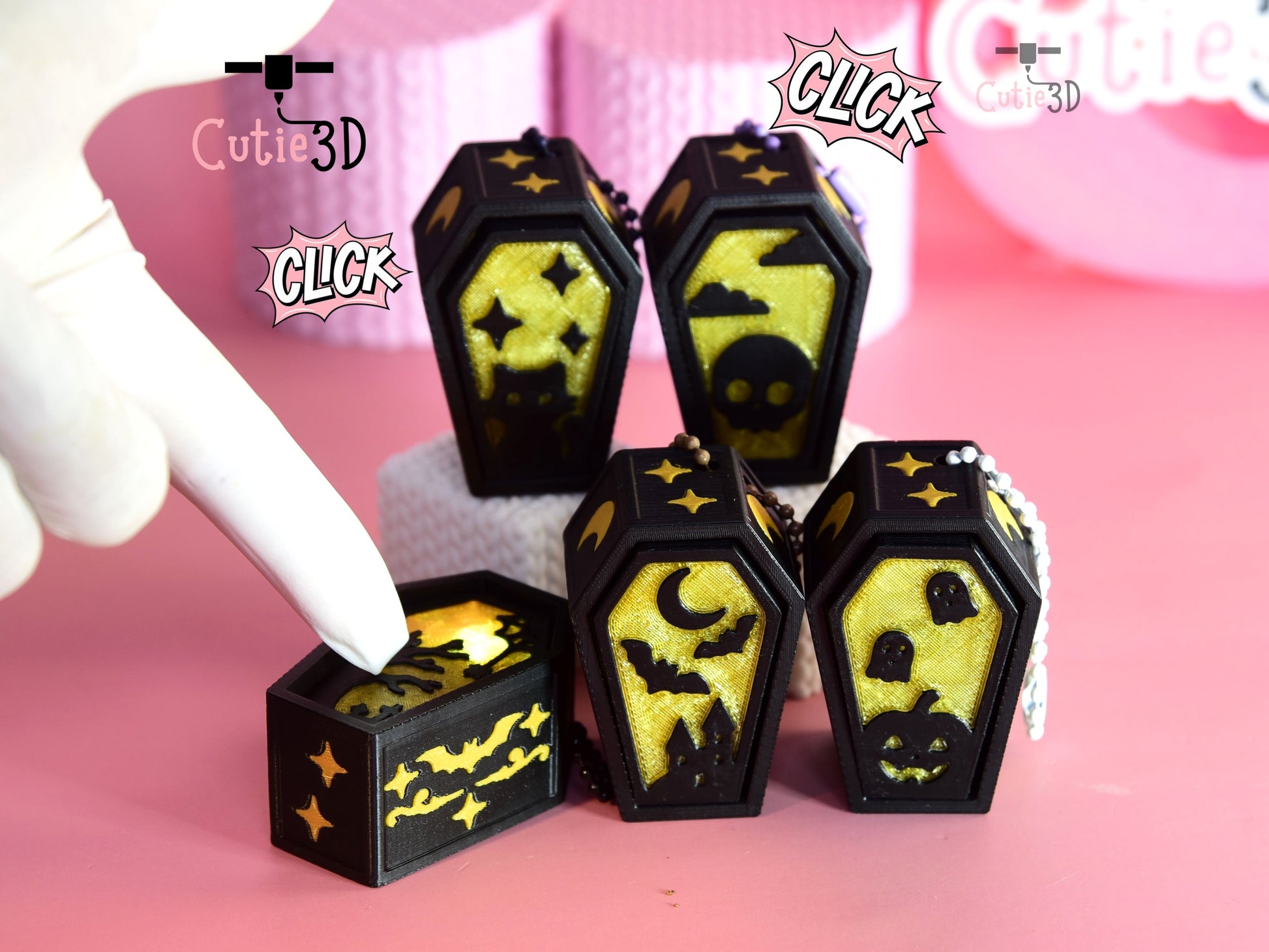 Cutie3D-Spooky Coffin Set Fidget Led Clicker Keychain_01.jpg