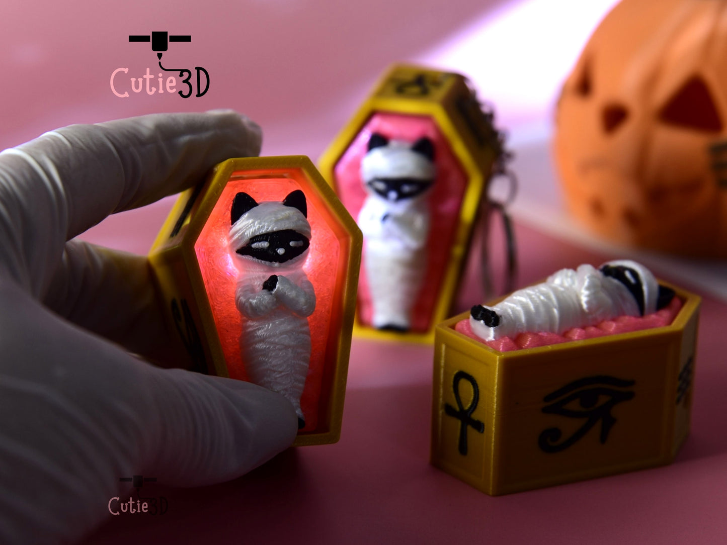Cutie3D-Halloween Cat Mummy Tomb Fidget Clicker Keychain_02.jpg