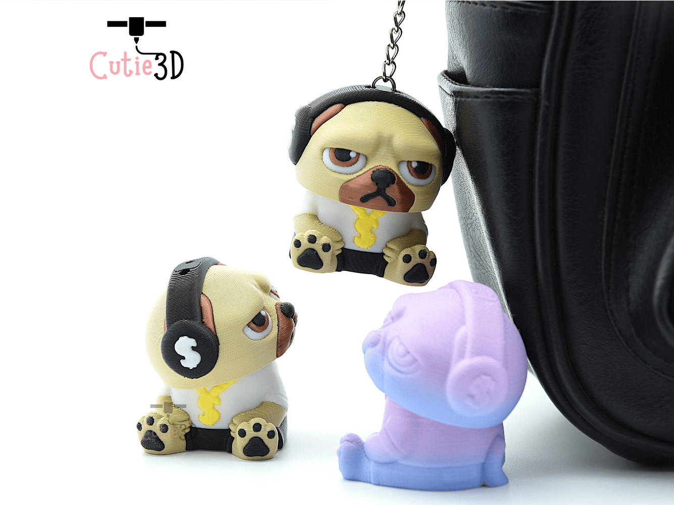 Cutie3D-Urban Pug Vibes Keycap Fidget Clicker Keychain_05.png