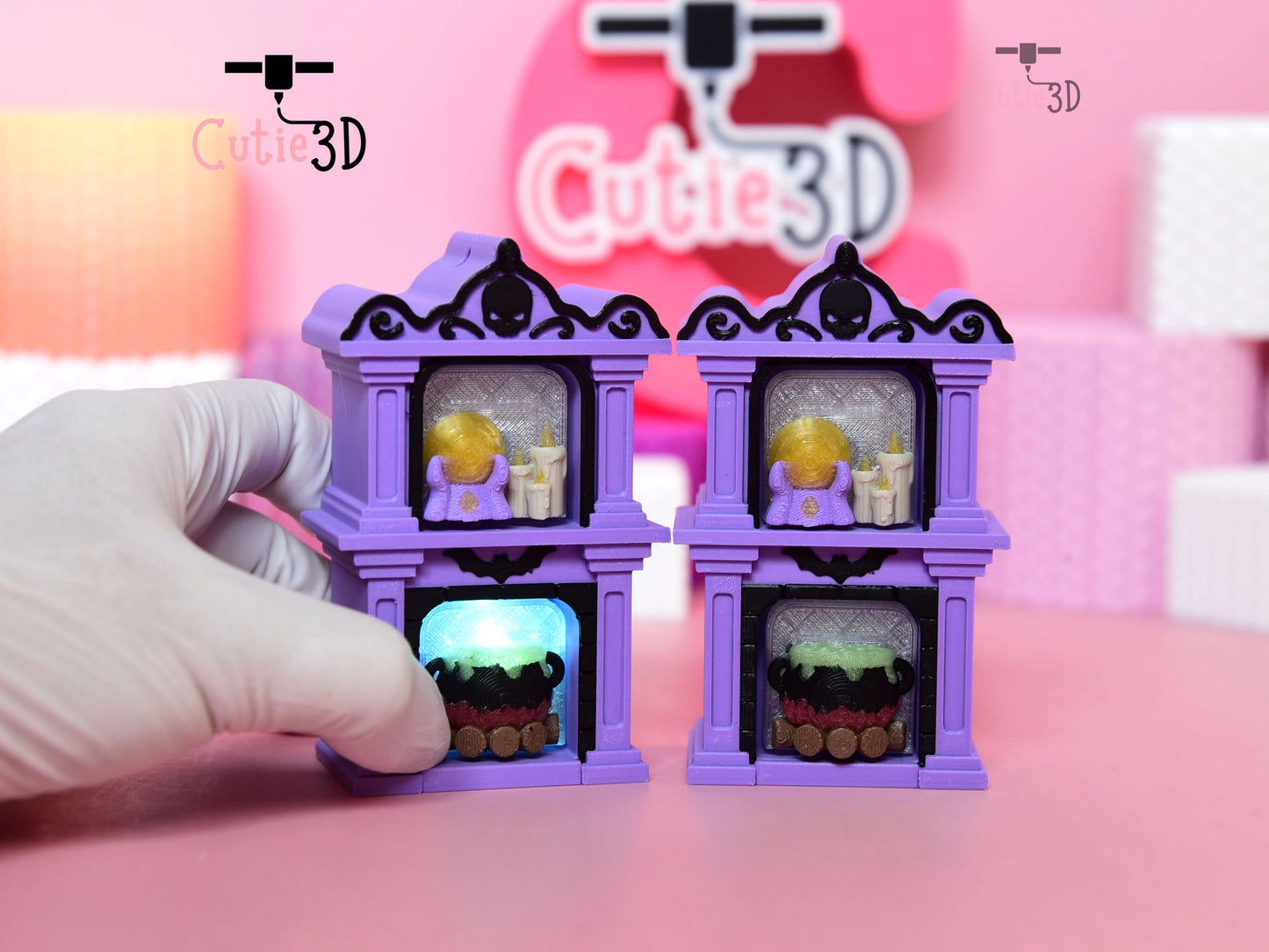 Cutie3D-Halloween Witchlight Fireplace Fidget Led Clicker Keychain_02.jpg