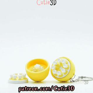 Cutie3D-Golf Tee Holder Keycap Fidget Clicker Keychain_11.gif